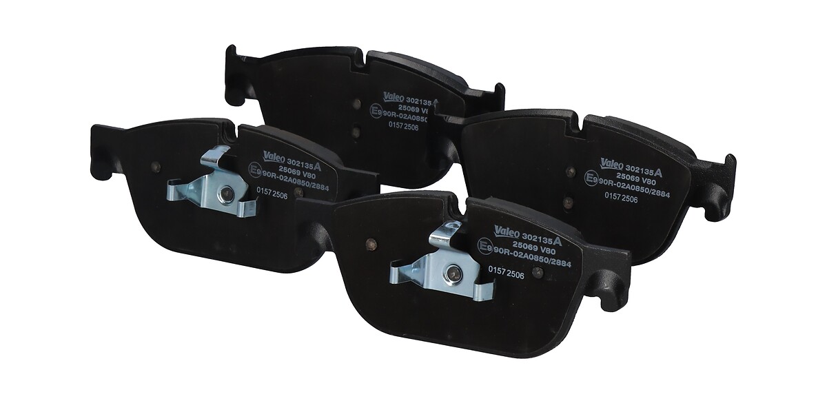 Jeu de 4 plaquettes de frein VALEO ref. 302135A